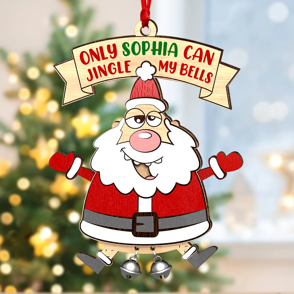 Alternative view of Personalized Gifts For Christmas Ornament Naughty Santa 06ACQN180924