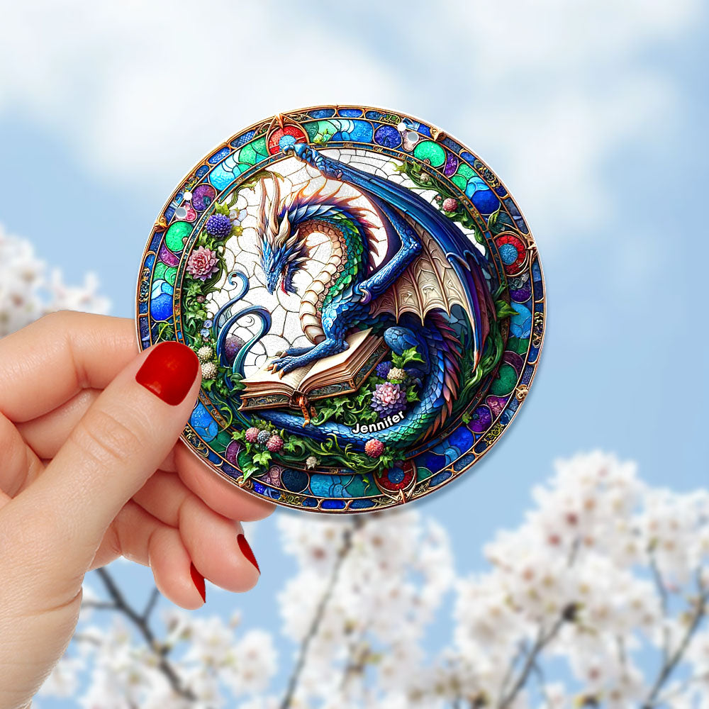 Personalized Gifts For Christmas Suncatcher Ornament 51ACQN240824 - Image 4