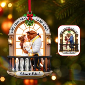 Alternative view of Personalized Gifts For Christmas, The Best Couple Acrylic Ornament 03namg230825