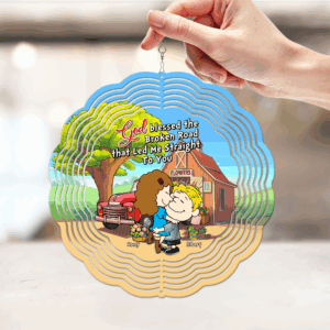 Personalized Gifts For Couple 3D Wind Spinner God Blessed 03xqpu181224hg