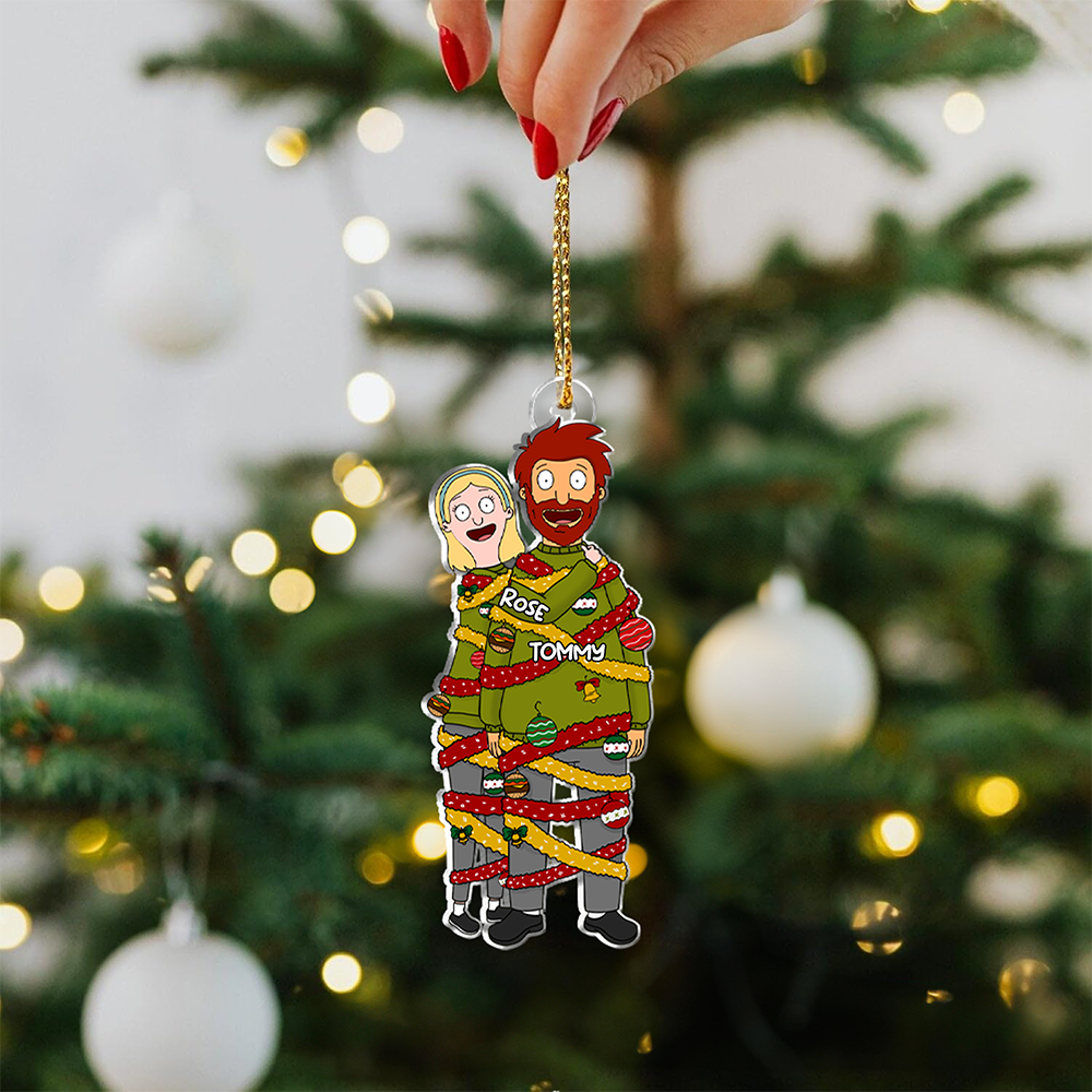 Personalized Gifts For Couple Acrylic Ornament 04qhhu291124hg - Image 7