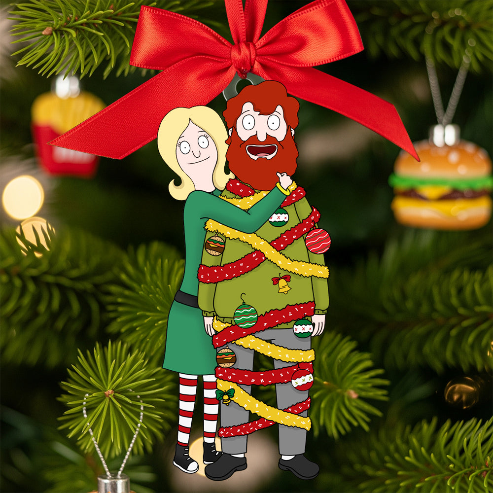 Personalized Gifts For Couple Acrylic Ornament 04qhhu291124hg - Image 5