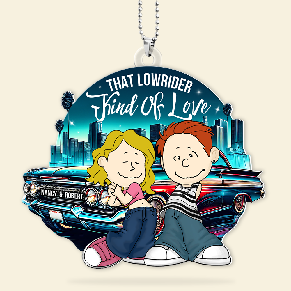 Personalized Gifts For Couple Car Ornament, Lowrider Car Lover 05qhpu030125hg - Image 4