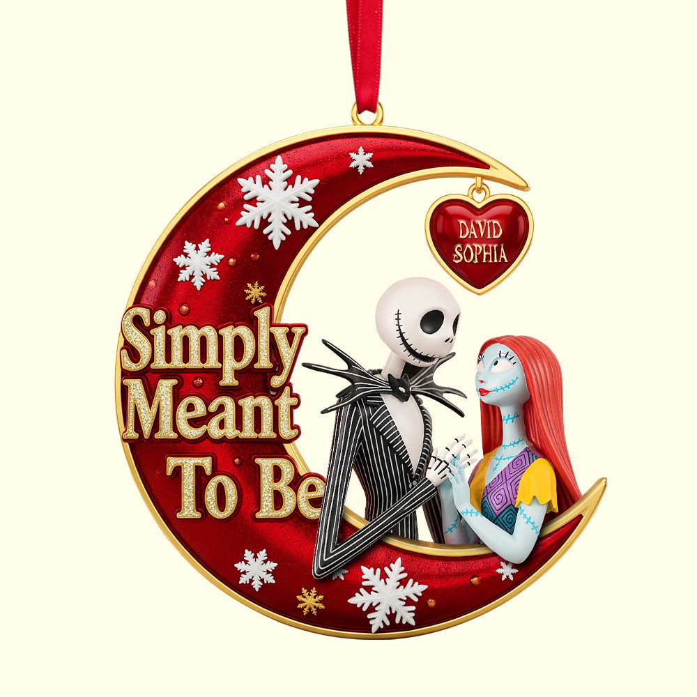 Personalized Gifts For Couple Christmas Acrylic Ornament 02pgtn190825 - Image 3