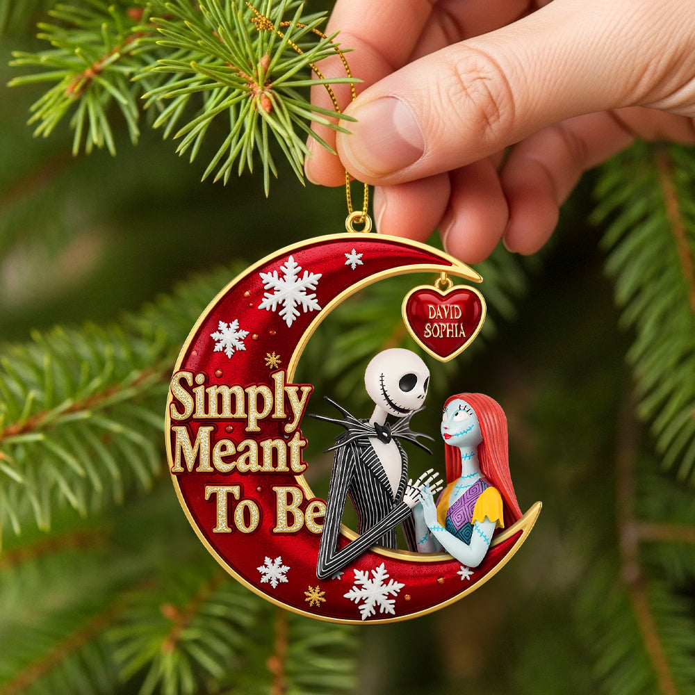 Personalized Gifts For Couple Christmas Acrylic Ornament 02pgtn190825 - Image 4
