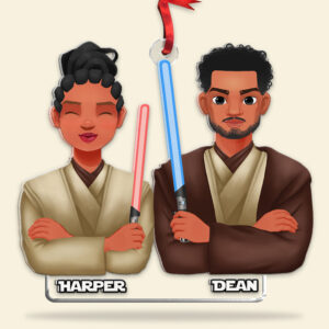 Alternative view of Personalized Gifts For Couple Christmas Ornament 011QHHU291124HG