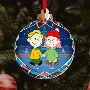 Alternative view of Personalized Gifts For Couple Christmas Ornament 01OHPU121124HH