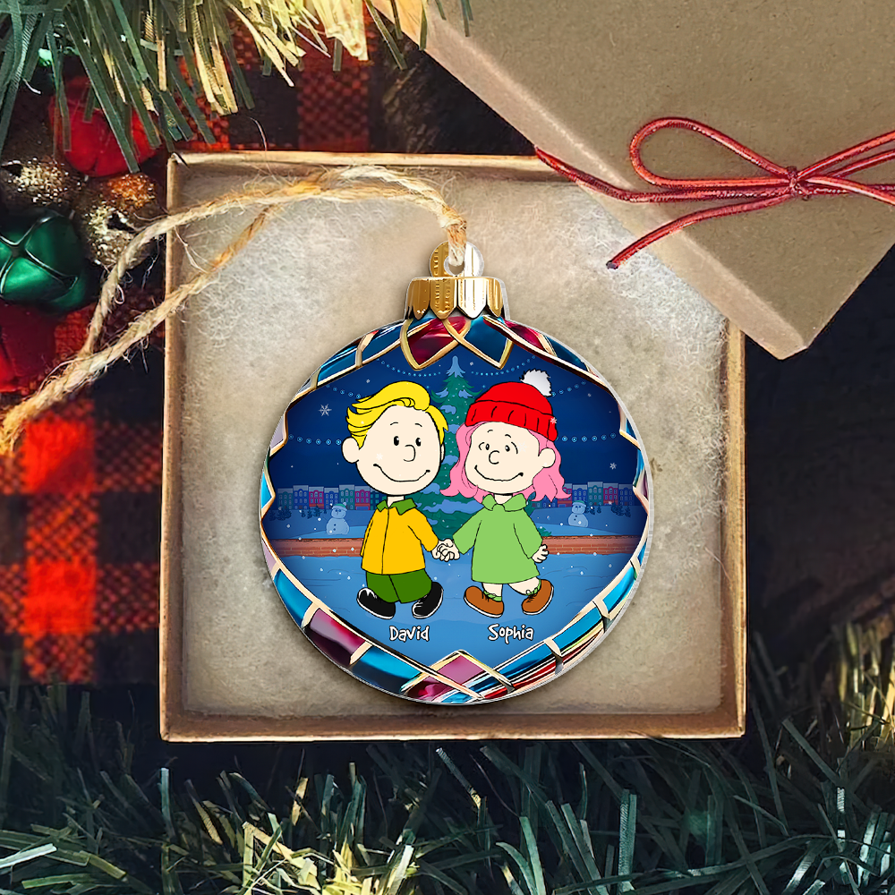 Personalized Gifts For Couple Christmas Ornament 01OHPU121124HH - Image 7