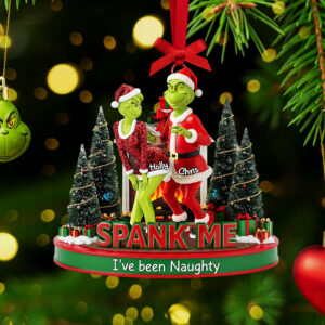 Alternative view of Personalized Gifts For Couple Christmas Ornament 01pgta180925