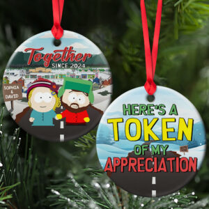 Personalized Gifts For Couple Christmas Ornament 01totn021124hg Here's A Token Of My Appreciation