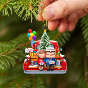 Alternative view of Personalized Gifts For Couple Christmas Ornament 01totn040925