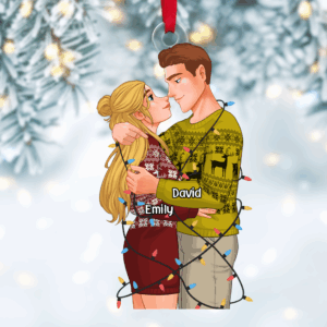 Alternative view of Personalized Gifts For Couple Christmas Ornament 02ACPU111124DA