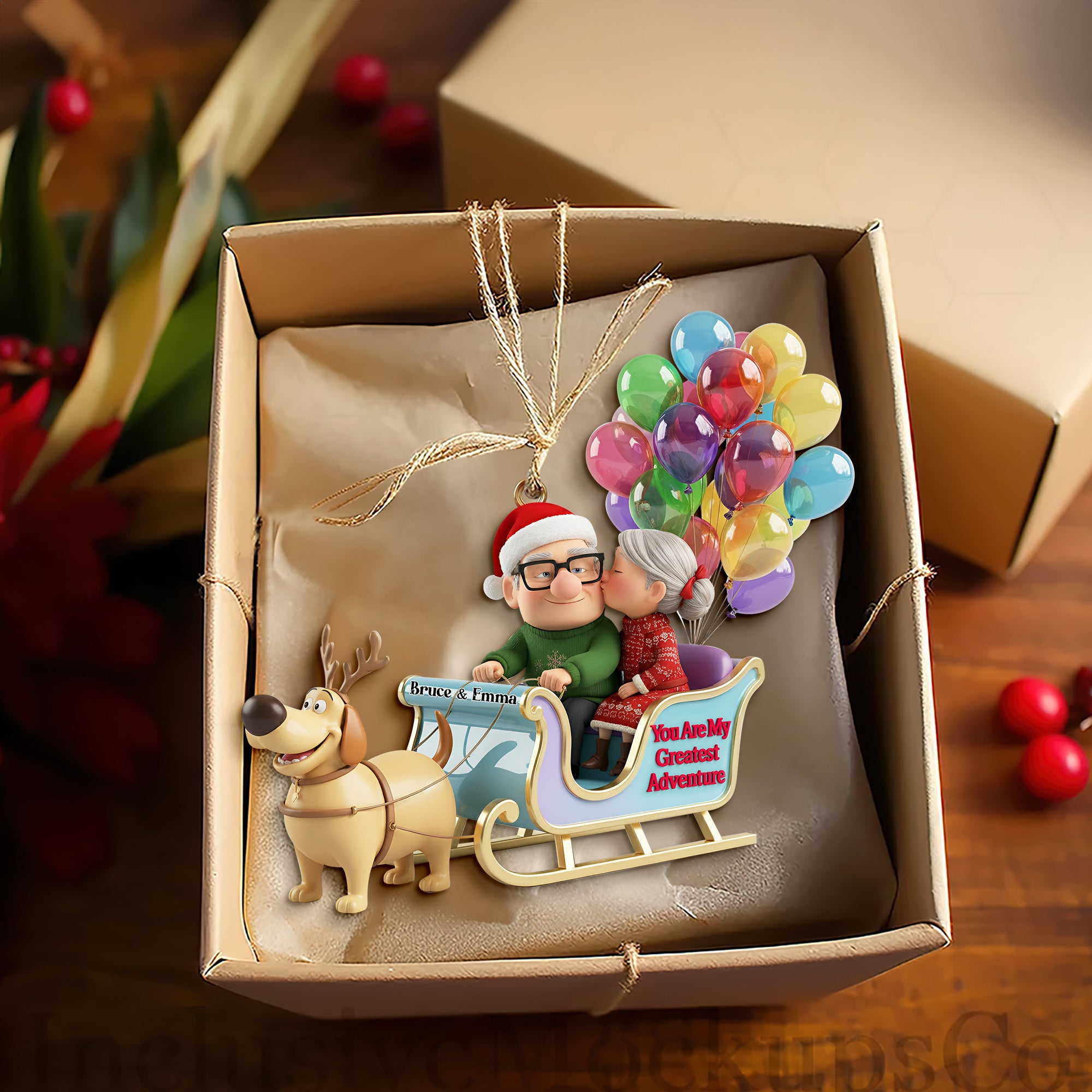 Personalized Gifts For Couple Christmas Ornament 02tglu270925 - Image 5
