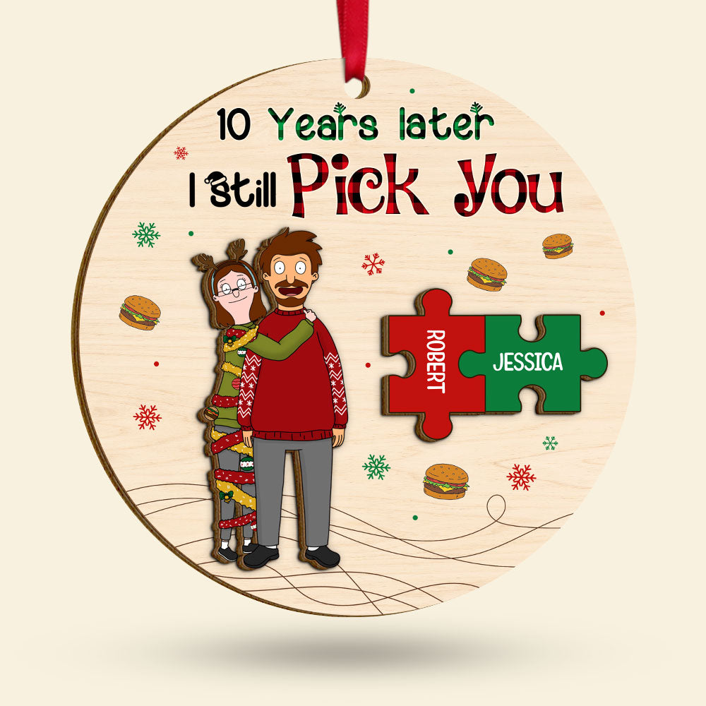 Personalized Gifts For Couple Christmas Ornament 02xqti071124hg - Image 4
