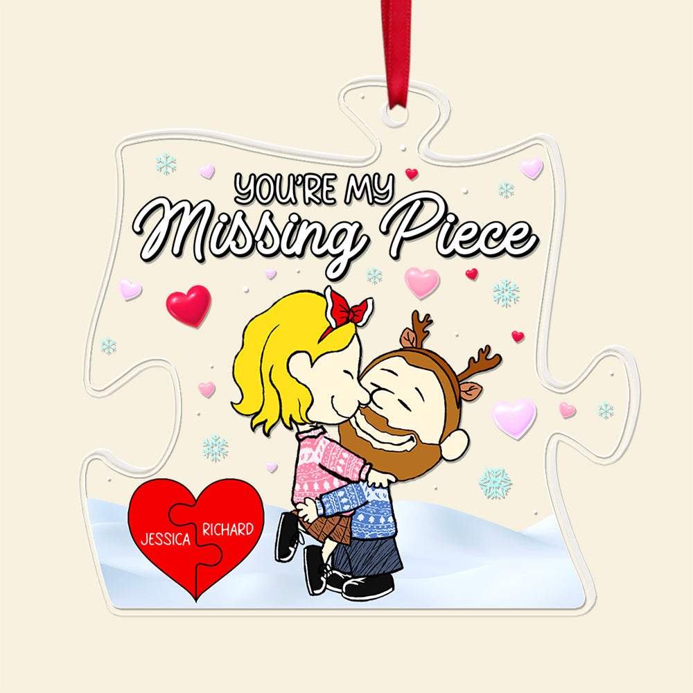 Personalized Gifts For Couple Christmas Ornament 03KAQN201124HHHG - Image 4