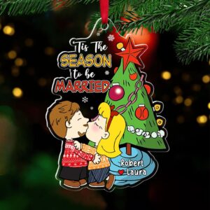 Alternative view of Personalized Gifts For Couple Christmas Ornament 03nati160924hg