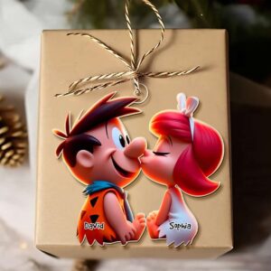 Alternative view of Personalized Gifts For Couple Christmas Ornament 03OHDT131124