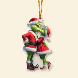 Alternative view of Personalized Gifts For Couple Christmas Ornament 03OHMH091124