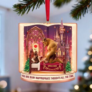 Alternative view of Personalized Gifts For Couple Christmas Ornament 03ohtn231025