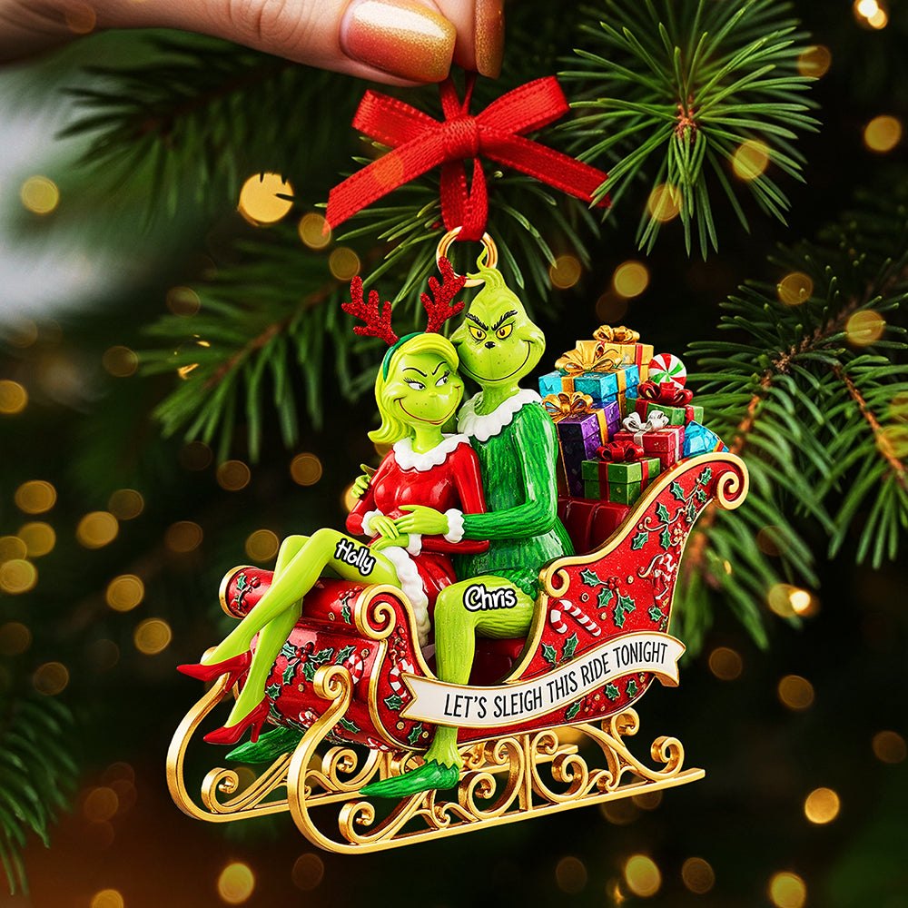 Personalized Gifts For Couple Christmas Ornament 03pgta150925 - Image 3