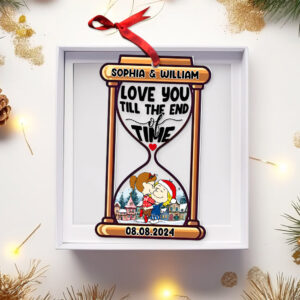 Alternative view of Personalized Gifts For Couple Christmas Ornament 03TODT121124HG