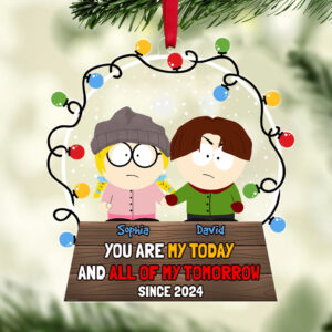 Alternative view of Personalized Gifts For Couple Christmas Ornament 03TODT211124HG