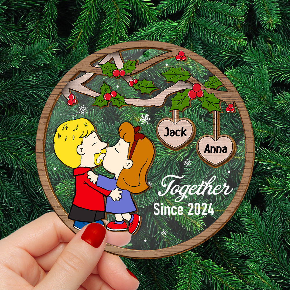 Personalized Gifts For Couple Christmas Ornament 04katn130924hg - Image 3