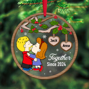 Personalized Gifts For Couple Christmas Ornament 04katn130924hg
