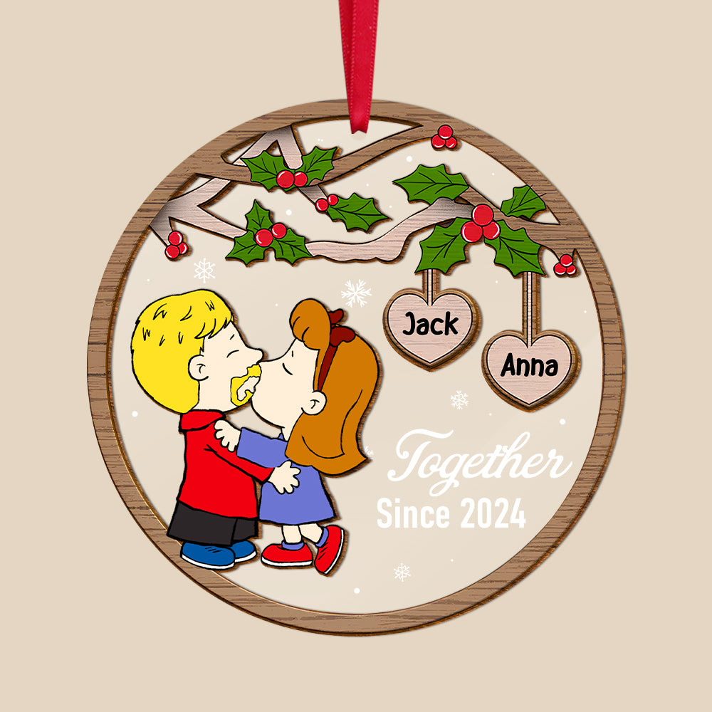 Personalized Gifts For Couple Christmas Ornament 04katn130924hg - Image 4