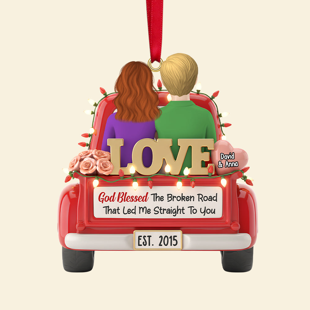 Personalized Gifts For Couple Christmas Ornament 04natn171025 - Image 4
