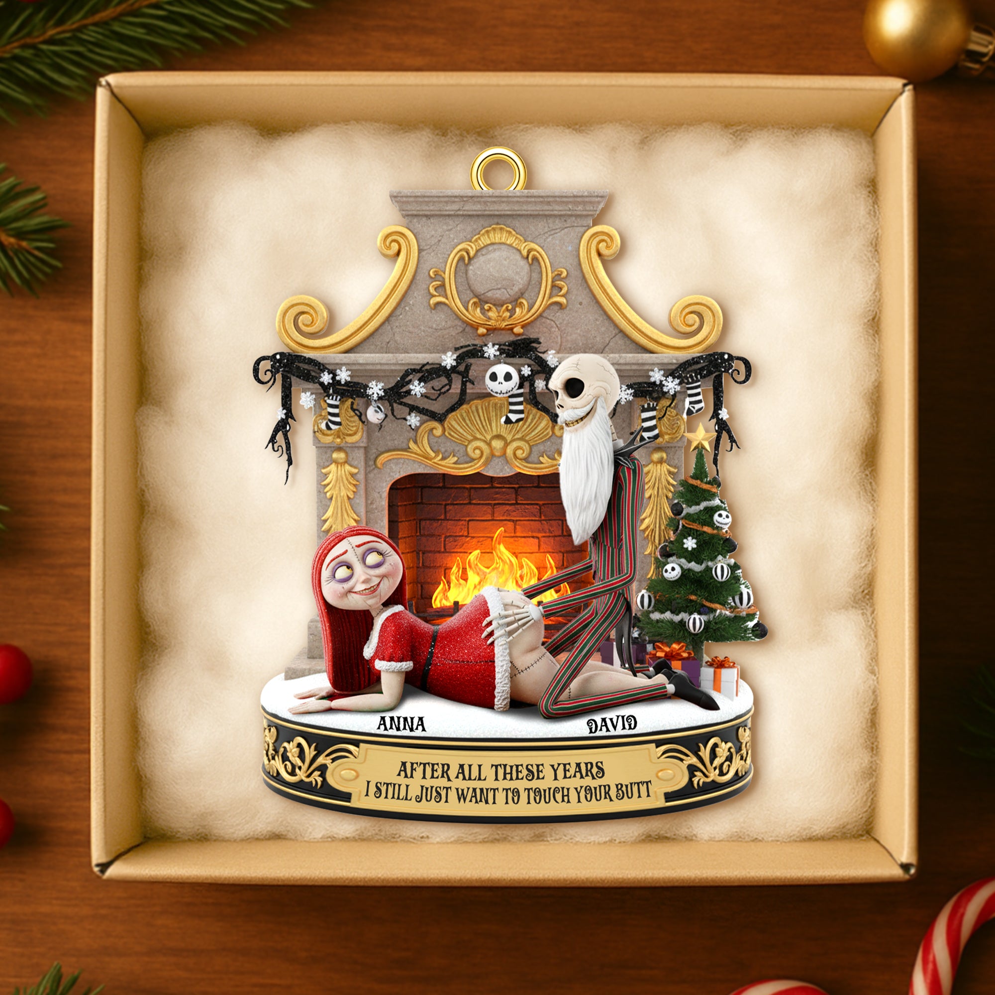 Personalized Gifts For Couple Christmas Ornament 04ohtn230925 - Image 4