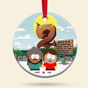 Alternative view of Personalized Gifts For Couple Christmas Ornament 04topu261124hg