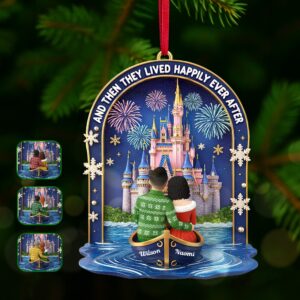 Alternative view of Personalized Gifts For Couple Christmas Ornament 05humg211025
