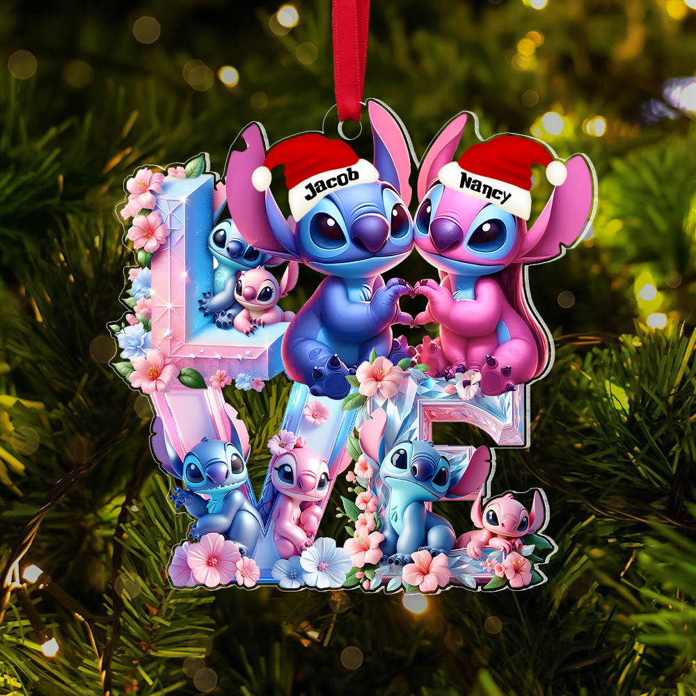 Personalized Gifts For Couple Christmas Ornament 05ohpu091124