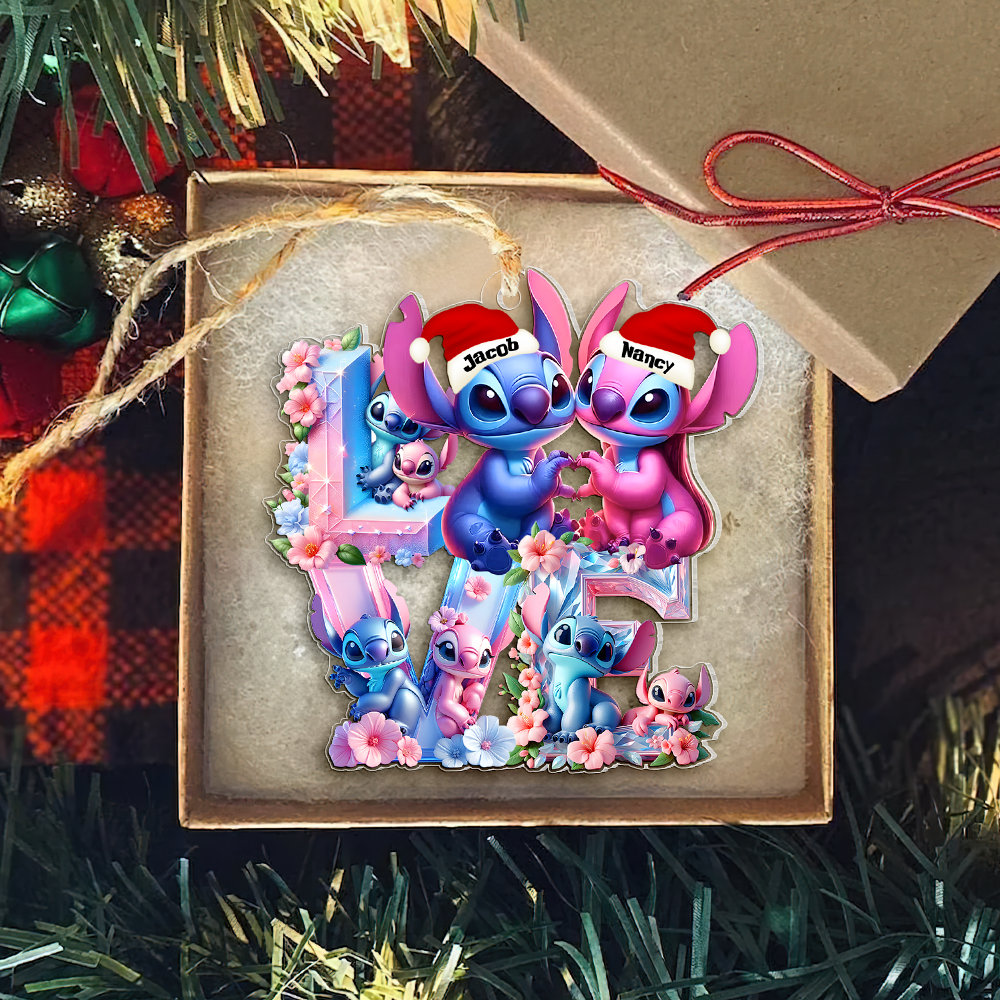 Personalized Gifts For Couple Christmas Ornament 05ohpu091124 - Image 5
