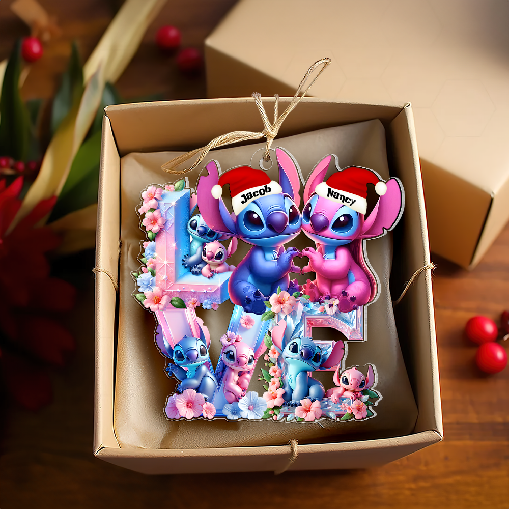 Personalized Gifts For Couple Christmas Ornament 05ohpu091124 - Image 4