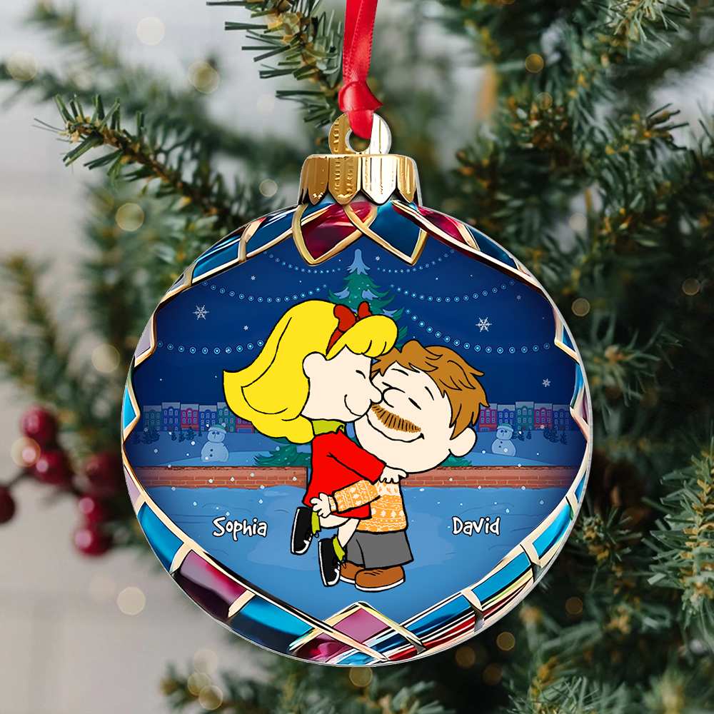 Personalized Gifts For Couple Christmas Ornament 05OHPU121124HG - Image 3