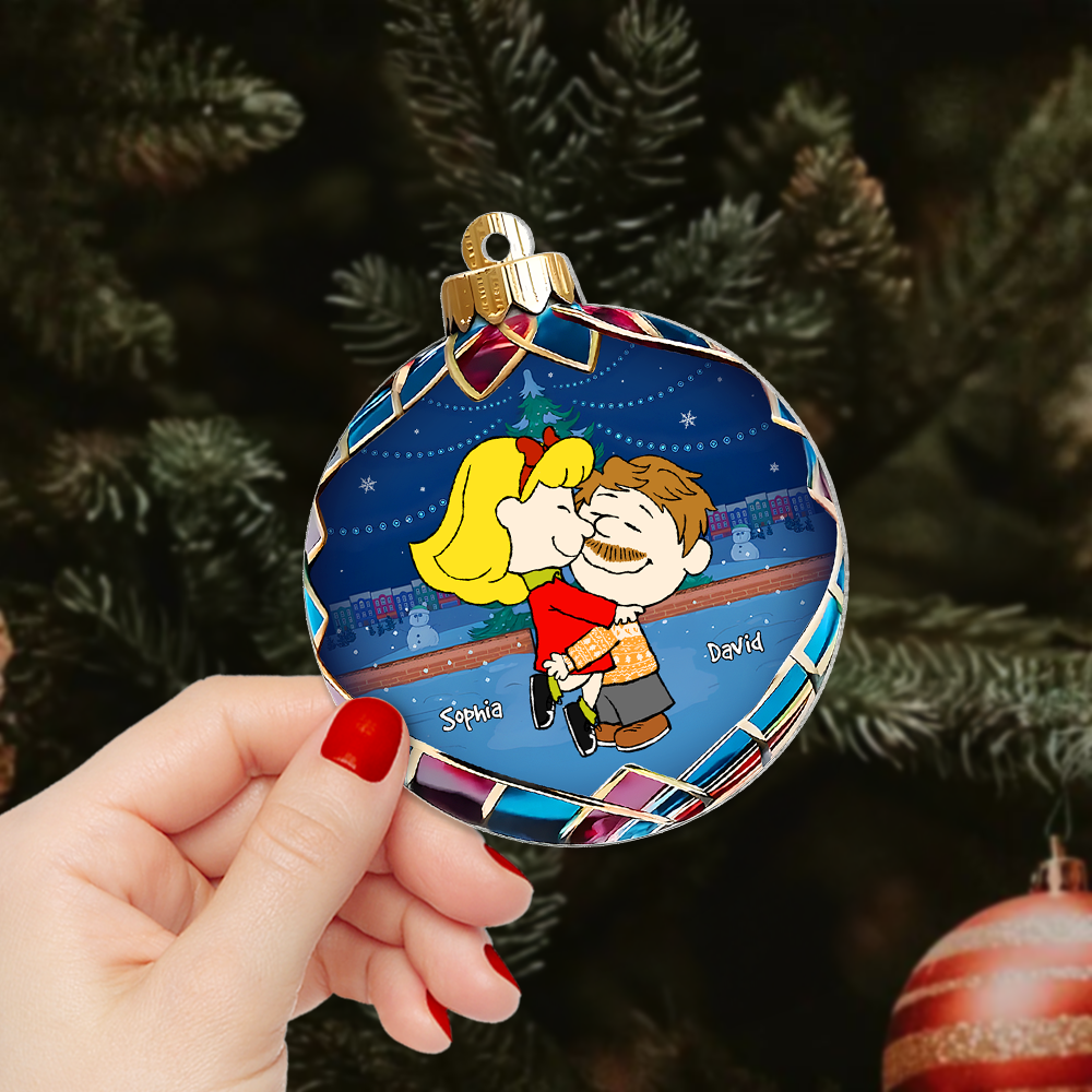 Personalized Gifts For Couple Christmas Ornament 05OHPU121124HG - Image 4