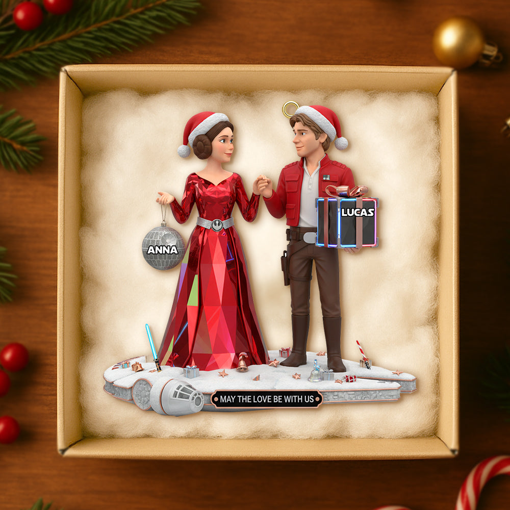 Personalized Gifts For Couple Christmas Ornament 05ohtn071025 - Image 3