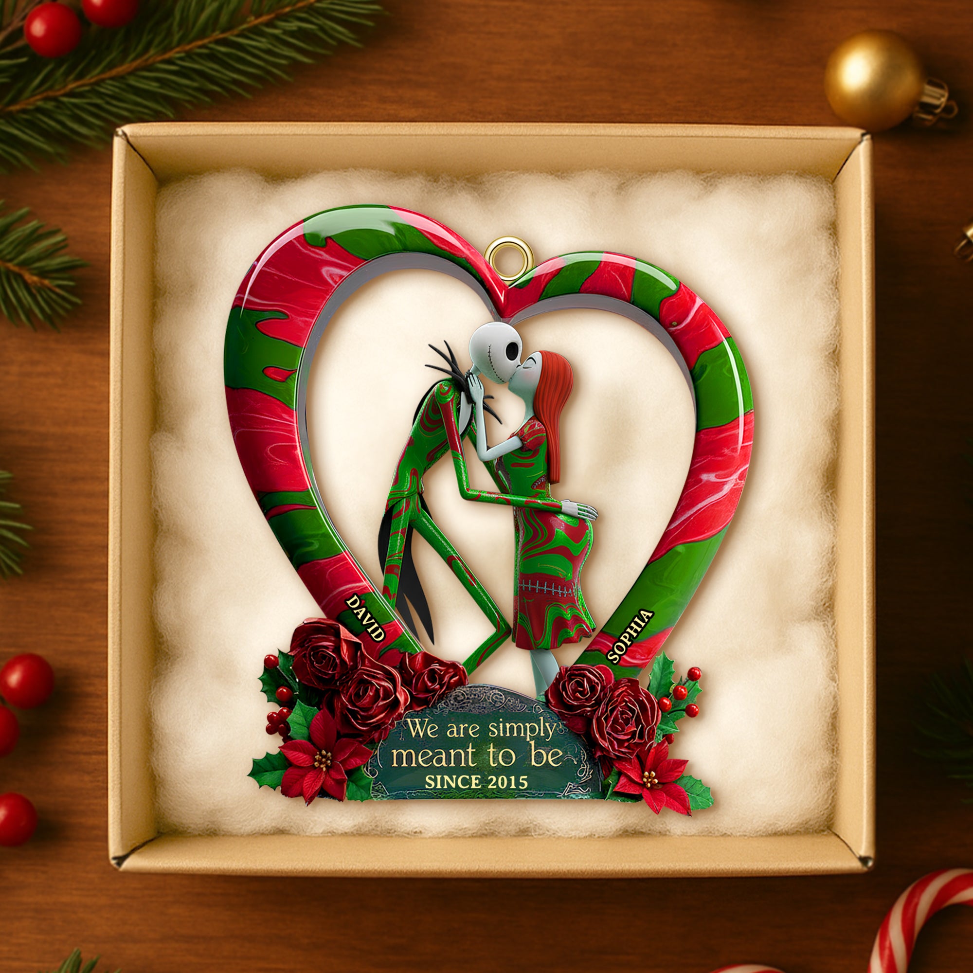 Personalized Gifts For Couple Christmas Ornament 06tgtn011025 - Image 4