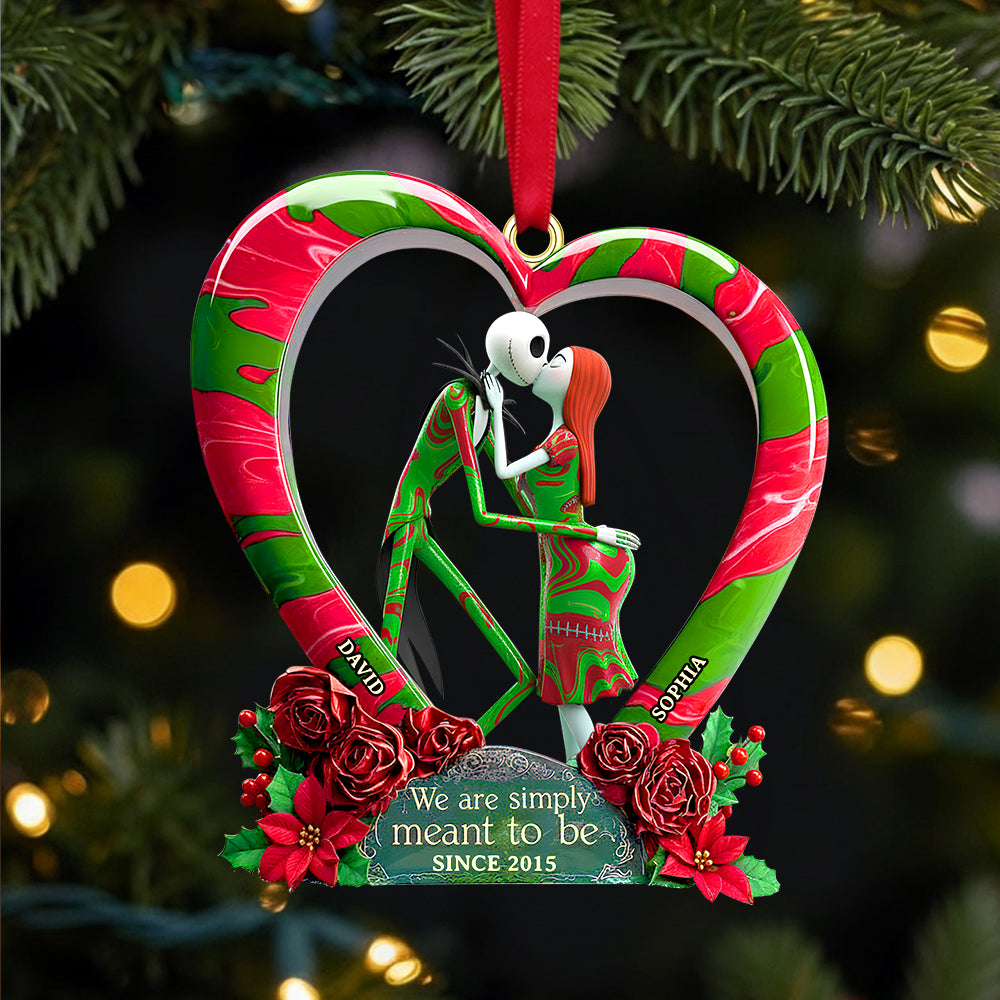 Personalized Gifts For Couple Christmas Ornament 06tgtn011025 - Image 3