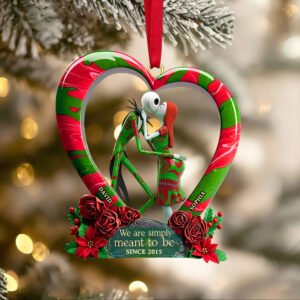 Alternative view of Personalized Gifts For Couple Christmas Ornament 06tgtn011025