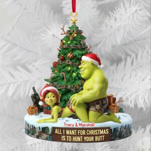 Alternative view of Personalized Gifts For Couple Christmas Ornaments 03ohmg281025