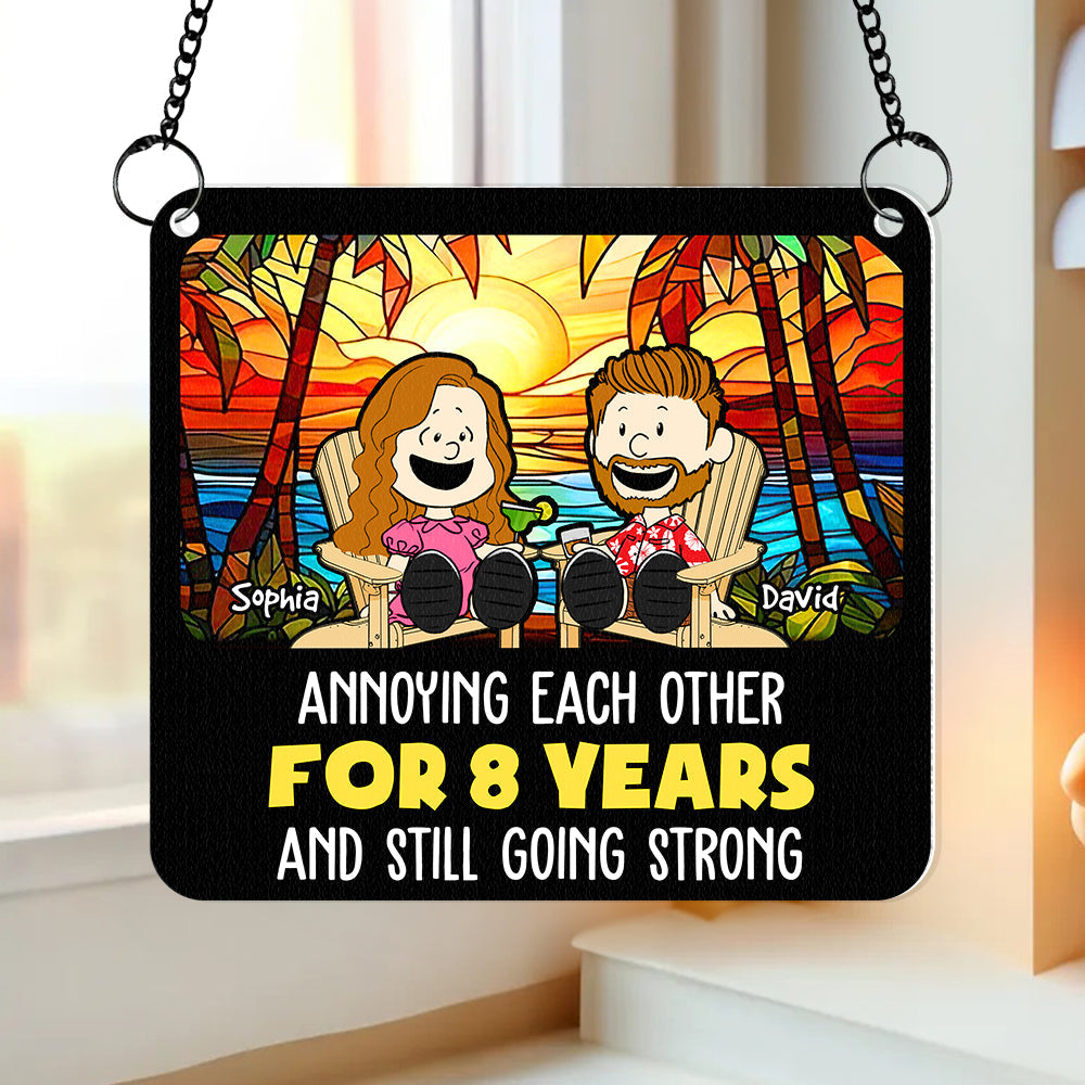 Alternative view of Personalized Gifts For Couple Lover Suncatcher Beach Summer  01XQDT110125PA