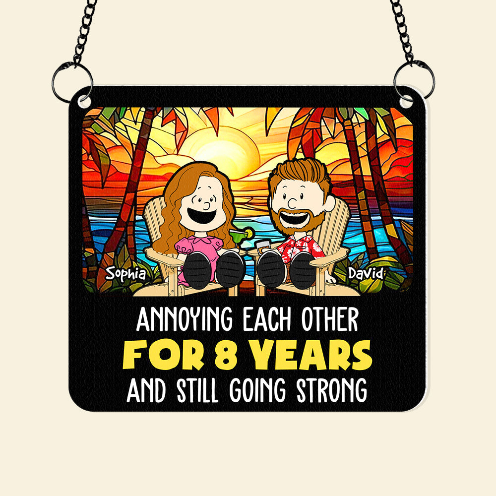 Personalized Gifts For Couple Lover Suncatcher Beach Summer 01XQDT110125PA - Image 5