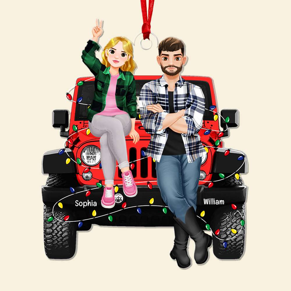 Personalized Gifts For Couple, Off Road Christmas Ornament 01ACQN100924PA - Image 4