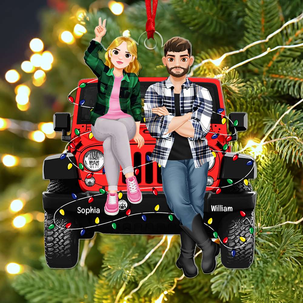 Personalized Gifts For Couple, Off Road Christmas Ornament 01ACQN100924PA