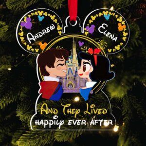 Alternative view of Personalized Gifts For Couple Ornament, Fairy Tale Couple 01NADT190824