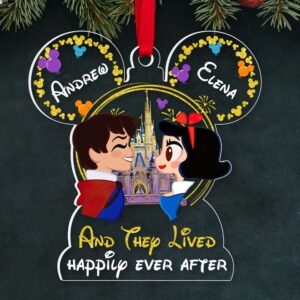 Personalized Gifts For Couple Ornament, Fairy Tale Couple 01NADT190824