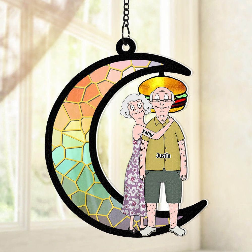 Personalized Gifts For Couple Suncatcher Ornament 01OHDT070225HG